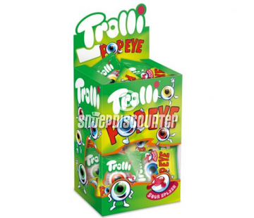 Trolli Snoep Ogen Pop Eye -Doos 30 stuks