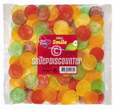 Red Band Winegum Smile -zak 500 gram