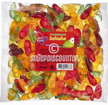 Red Band Winegum Schoentjes -zak 500 gram