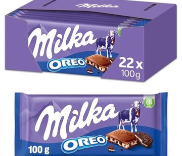 Milka Milka Oreo 100 Gram -Doos 22 Stuks