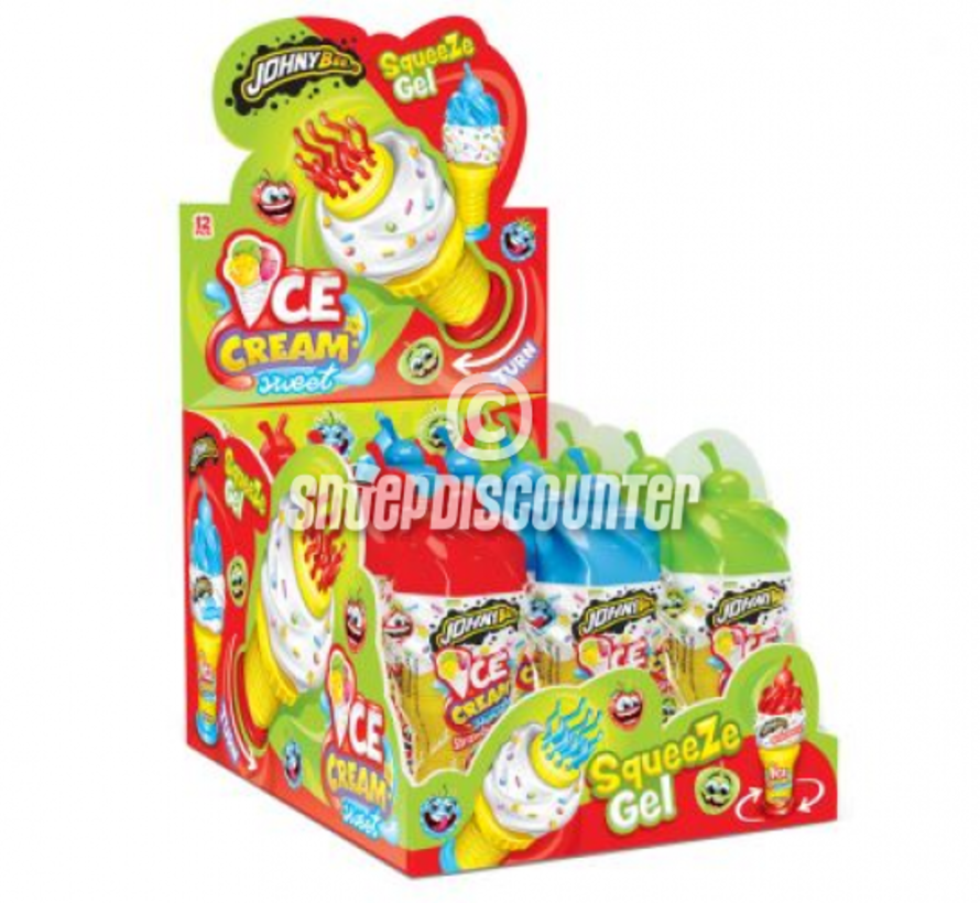 Ice Cream Squeeze Gel -Doos 12 stuks