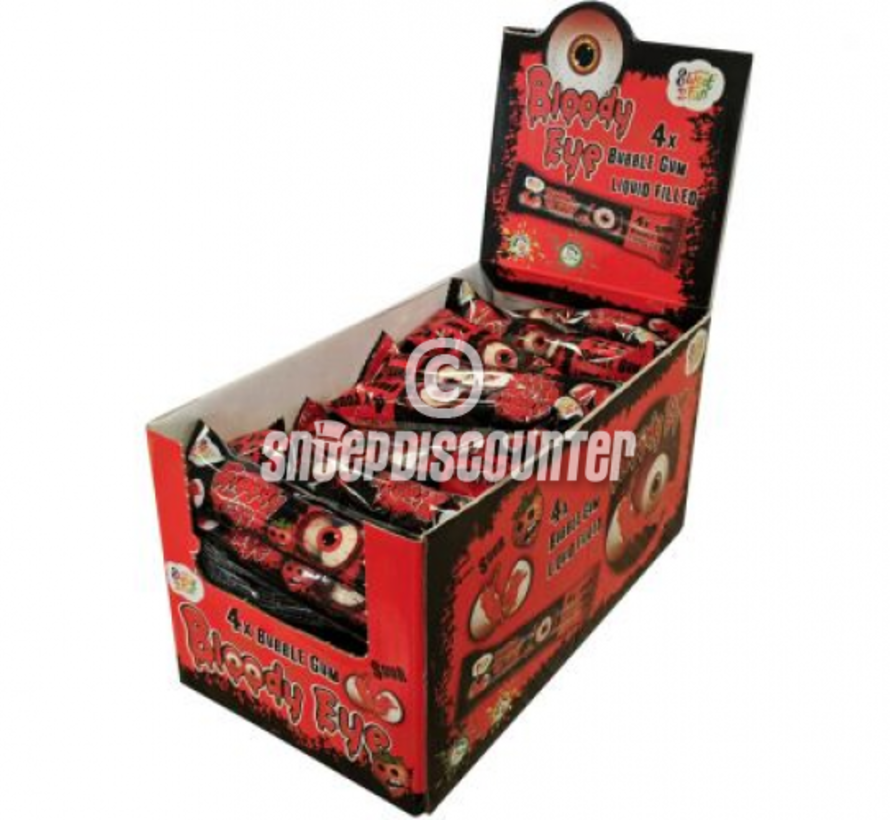 Bloody Eye Gum -Doos 48 stuks 4 packs