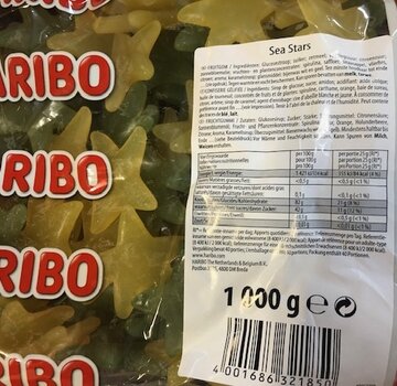 Haribo 3 kilo BULK Fruit Zee Sterren