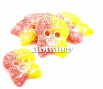 Bubbs Halloween Big Sour Skulls -3,2 kil/ 195 stuks