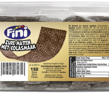Fini Zure Matten Cola -Silo 150 stuks