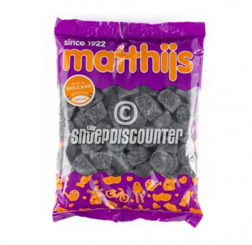 Matthijs snoep Zaanse Zuiderzee Drop -Zak 400 gram