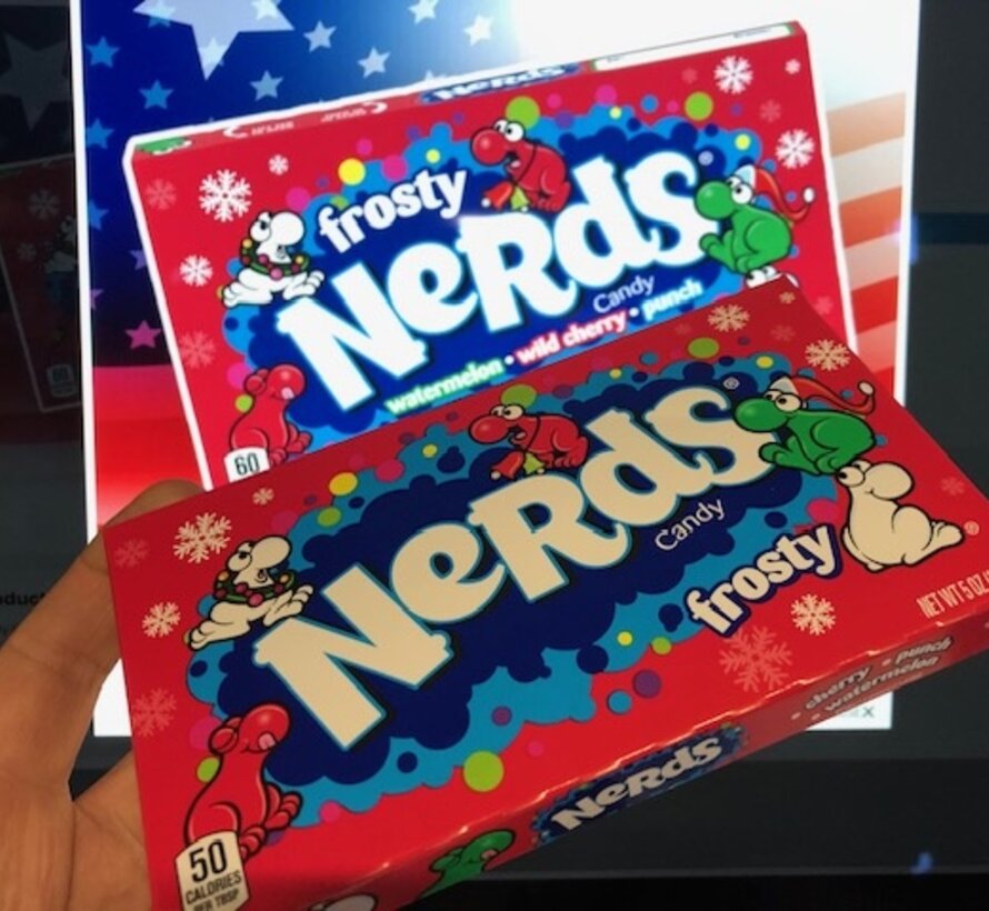 Christma Frosty Nerds -Doos 12x141 gram