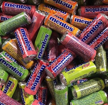 Mentos MENTOS Mini Mix -Doos 3 kilo/ ca. 250 stuks