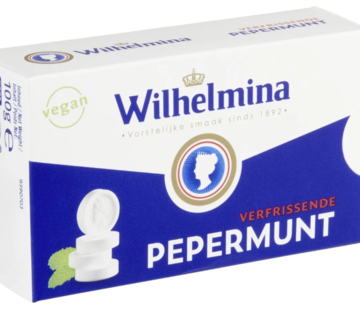 Fortuin Wilhelmina Pepermunt - Doos 24x100 gram