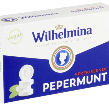 Fortuin Wilhelmina Pepermunt - Doos 24x100 gram