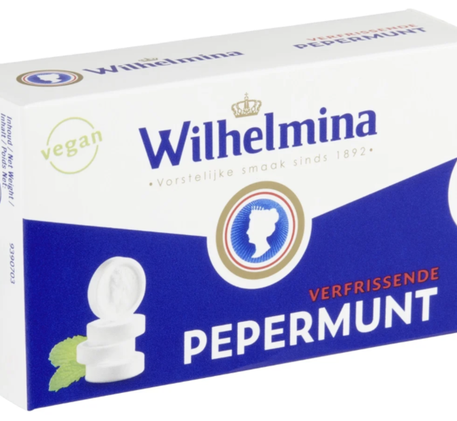 Wilhelmina Pepermunt  -Doos 24 Stuks