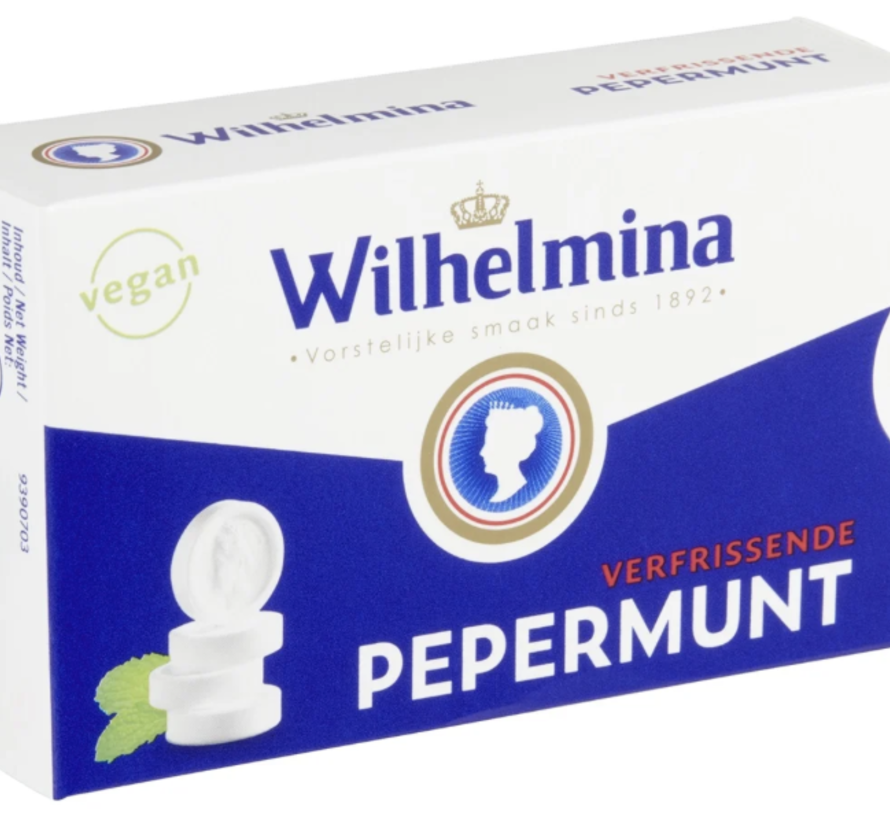 Wilhelmina Pepermunt  -Doos 30 Stuks