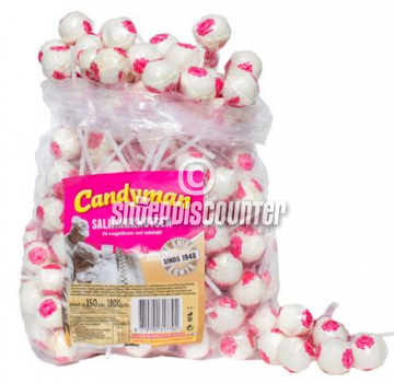 CandyMan Salmiak Knotsen -150 stuks