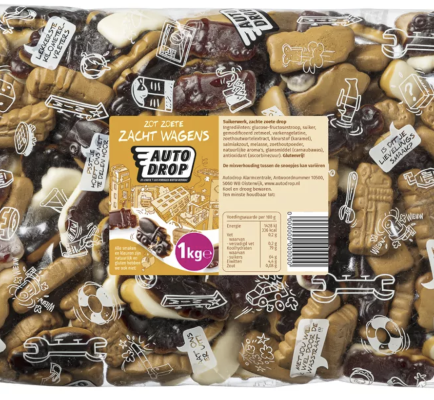 Zachte Wagens € 8,99 OMDOOS 6 kilo