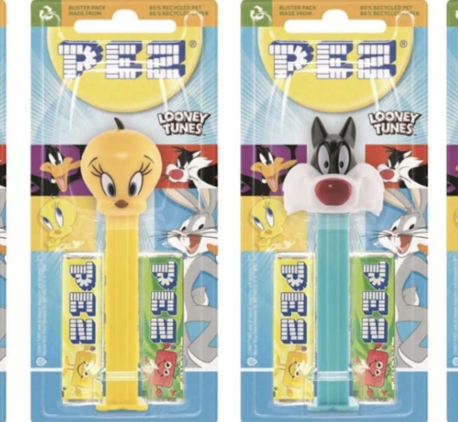 PEZ Looney Tunesl -Doos 12 stuks