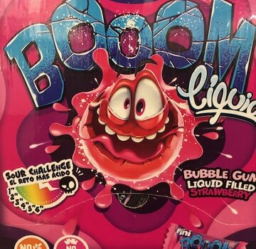 Fini Booom Sour Challenge Stawberry -Doos 200 stuks