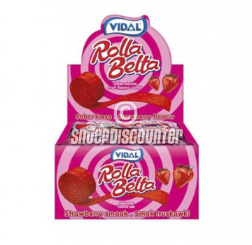 Vidal Rolla Belta Aardbei -Doos 24 stuks