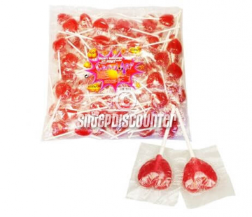 Valentijn Heart Lollipops -100 stuks