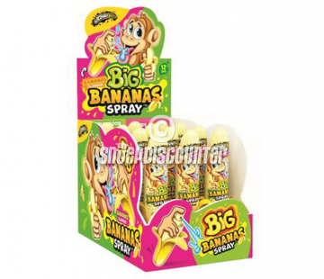Johnny Bee BIG Banana Spray -Doos 12 stuks 40 ml