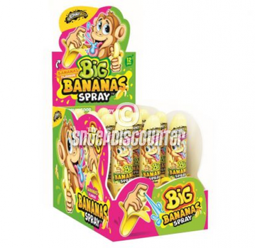 Johnny Bee BIG Banana Spray -Doos 12 stuks 40 ml