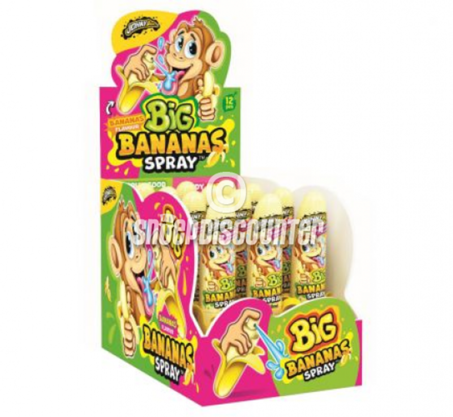 BIG Banana Spray -Doos 12 stuks 40 ml