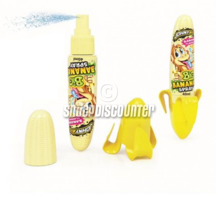 BIG Banana Spray -Doos 12 stuks 40 ml