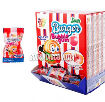 Sweet 'n Fun Hamburger Bubblegum -Doos 200 stuks