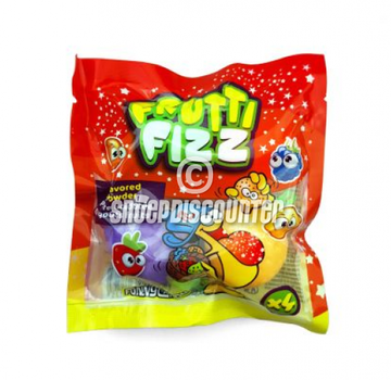 Funny Candy Frutti Fizz Plastic Fruit -Doos 18 stuks