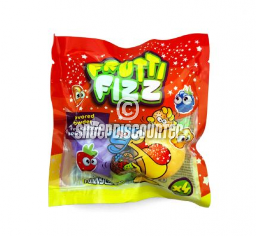 Frutti Fizz Plastic Fruit -Doos 18 stuks
