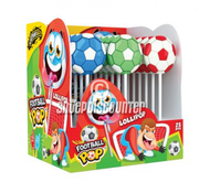 Johnny Bee Voetbal Lolly -Doos 25 stuks