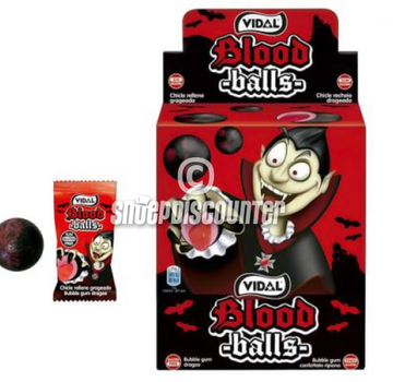 Halloween Blood Balls gum -Doos 200 stuks