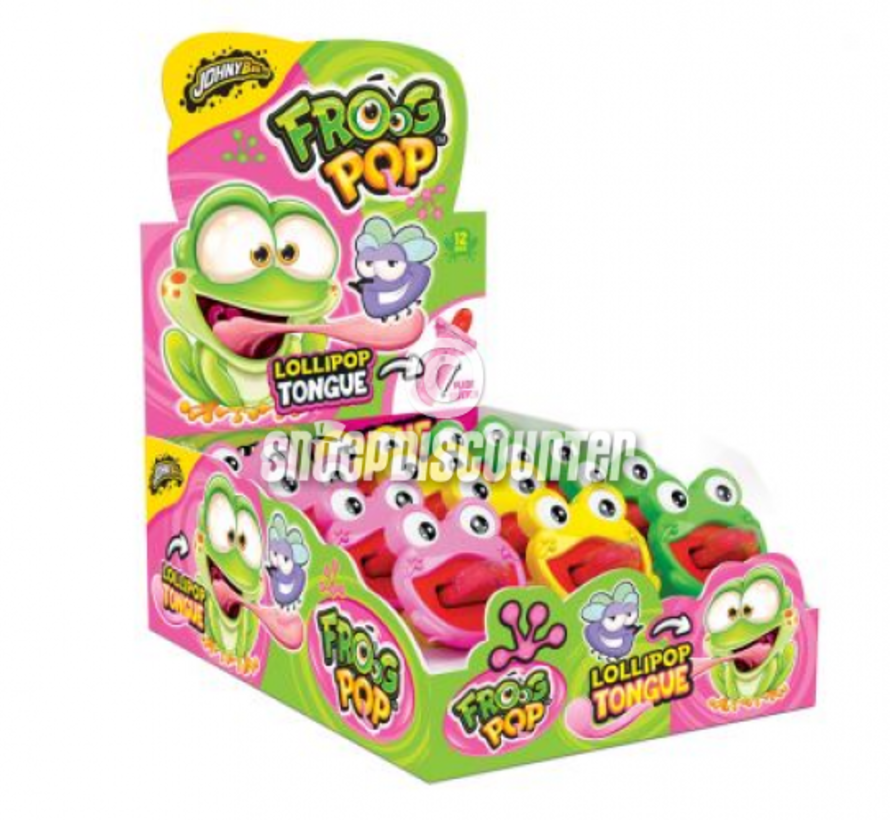 Frog Pop Lollipop Tongue -Doos 12 stuks