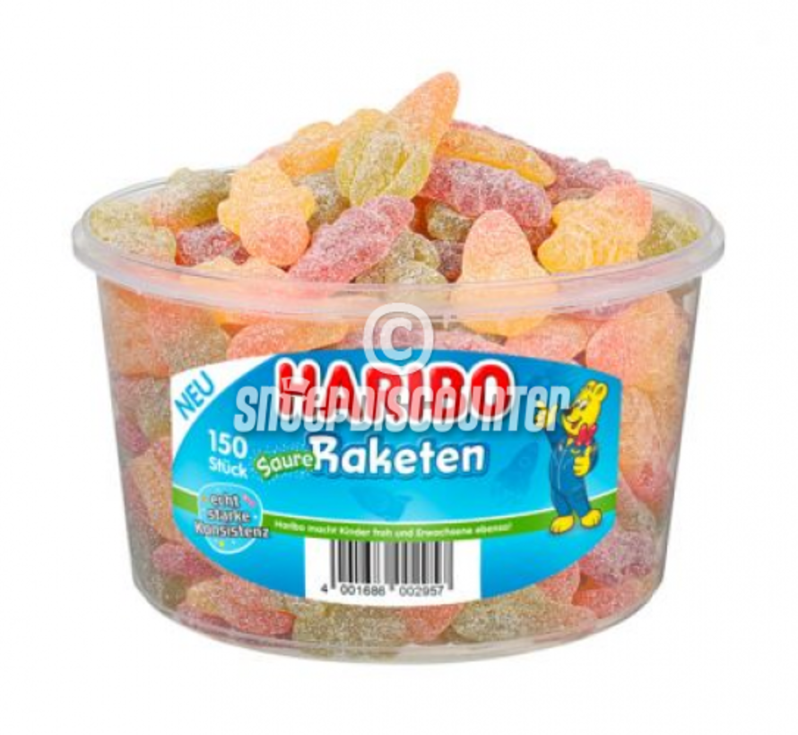 Saure Raketen -Silo 150 stuk