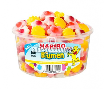 Haribo snoep Bloemen -Silo 150 stuks