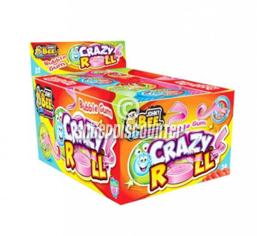 Crazy Roll Gum -Doos 24 stuks