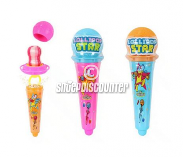 Funny Candy Lollipop Star -Doos 12 stuks