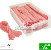 Halal Jake Sour Strawberry Belts -Silo 200 stuks