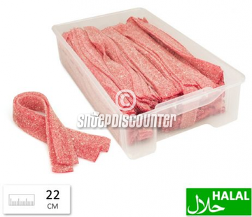 Halal Jake  Sour Strawberry Belts -Silo 200 stuks
