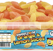 Halal Sweetzone Orange & Lemon Slices -Silo 100 stuks