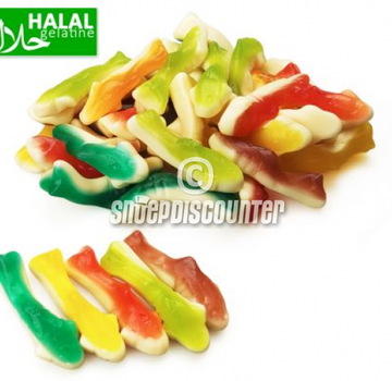 Halal Jake  Gekleurde haaien -1 kilo