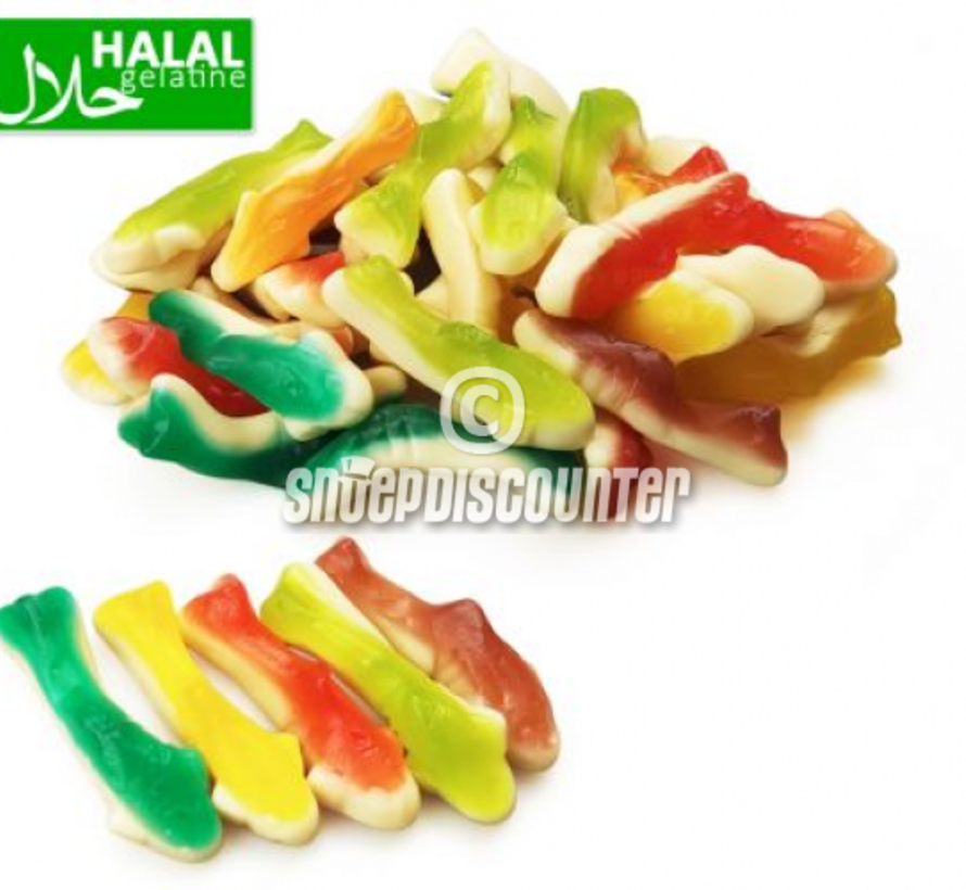 Sharks Gekleurde haaien -1 kilo