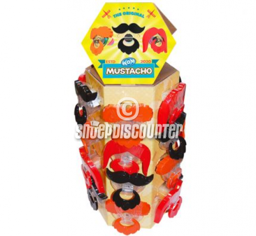 Mustacho Snorren Speen Lolly -24 stuks