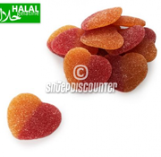 Halal Jake Peach Hearts Perzik Harten -1 kilo