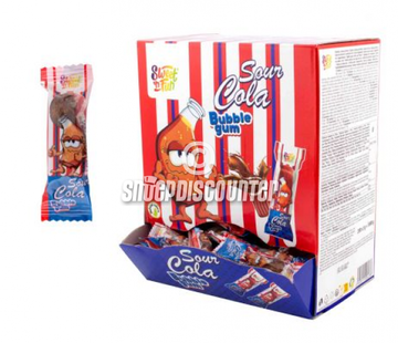 Sweet 'n Fun Sour Bubblegum Cola -Doos 200 stuks