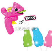 Johnny Bee Chameleon Gun Lollypop  -Doos 12 stuks