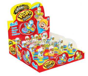 Johnny Bee Pop it Spinner Ring -Doos 12 stuks