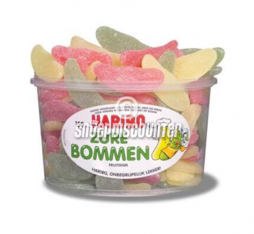 Haribo Zure Bommen VEGGIE  -Silo 150 Stuks