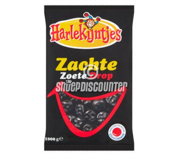 Zachte Zoete Harlekijntjes Drop -1 kilo