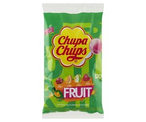 Chupa Chups Fruit Zak 120 Stuks - Snoepdiscounter.nl