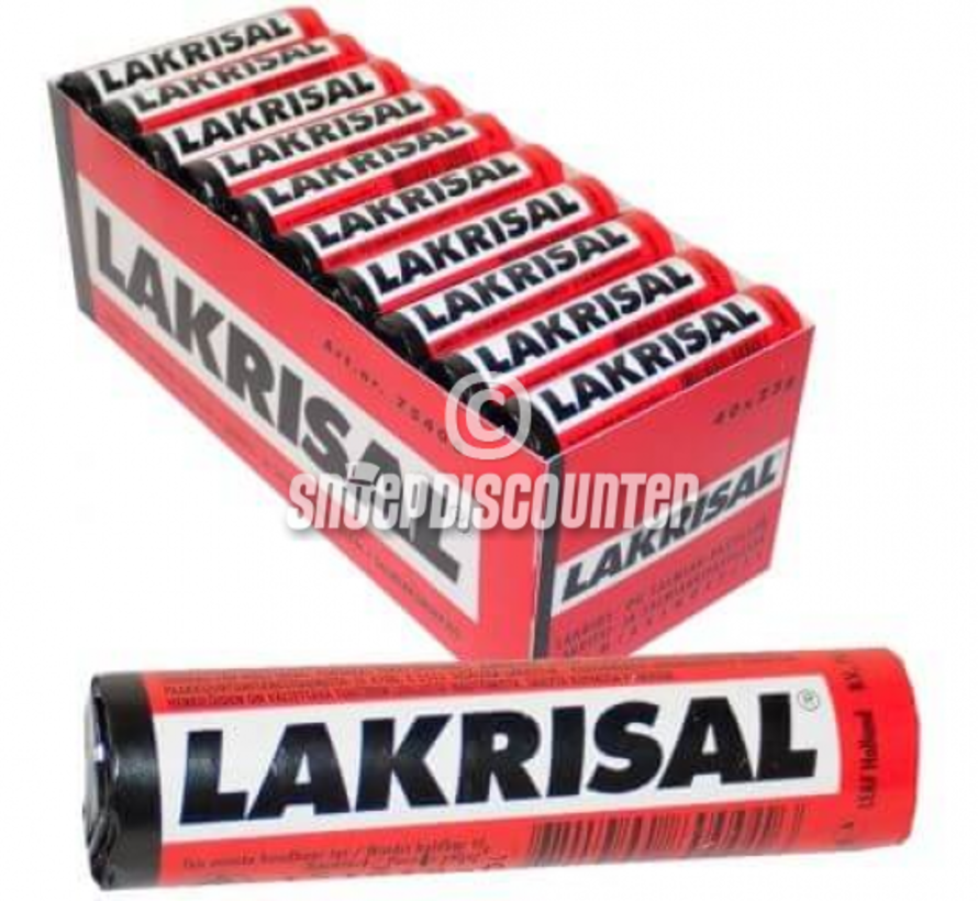 Lakrisal Salmiak Pastilles -Doos 40 stuks